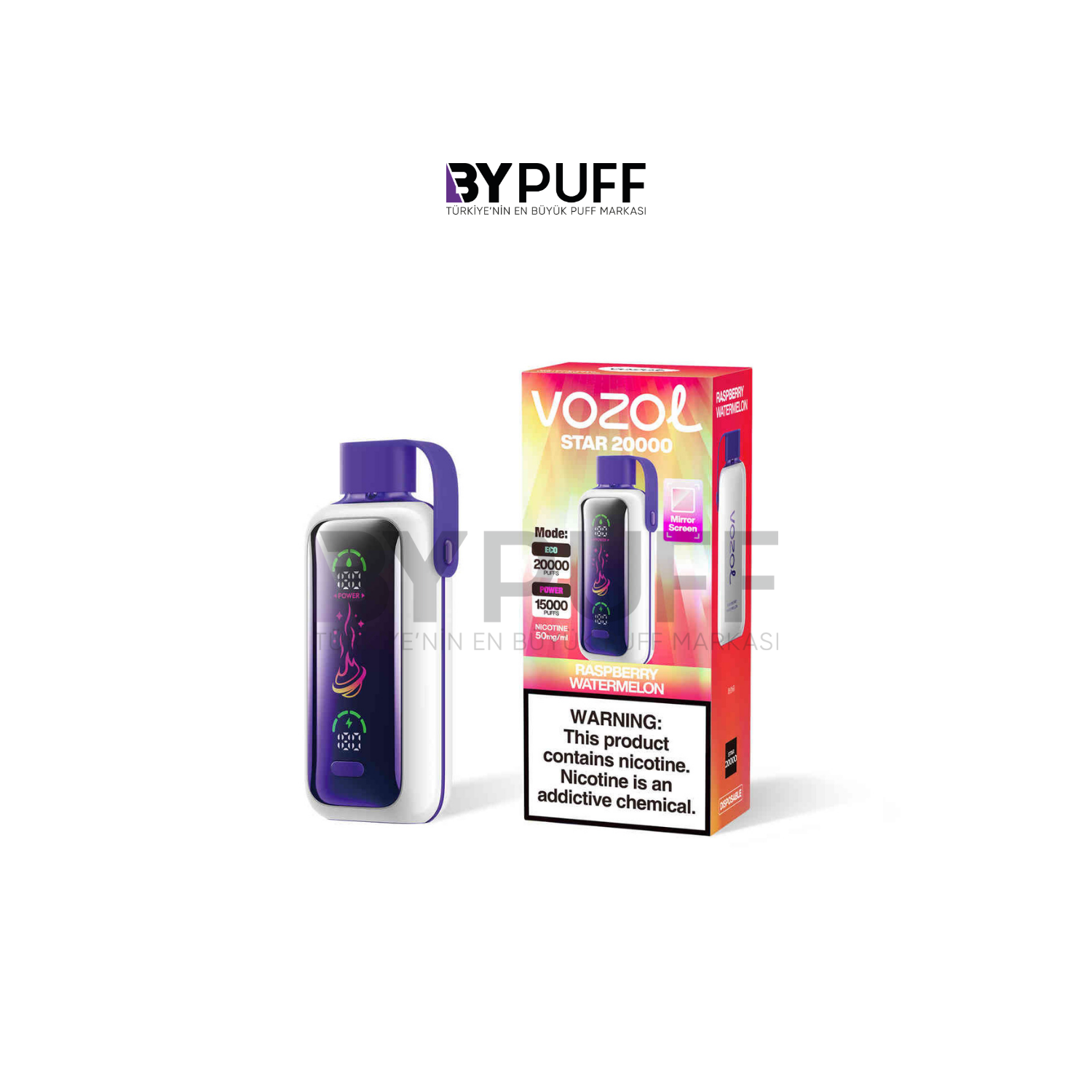 Vozol Star 20000 Raspberry Watermelon