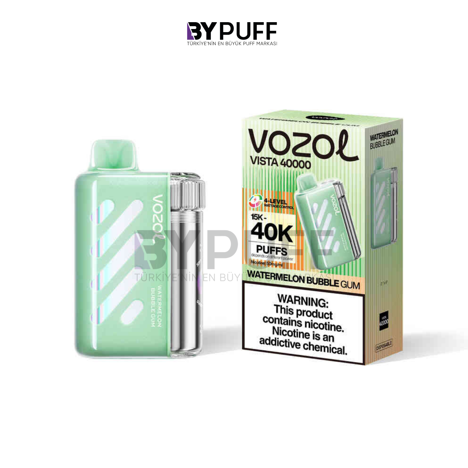 Vozol Vista 40000 Watermelon Bubble Gum