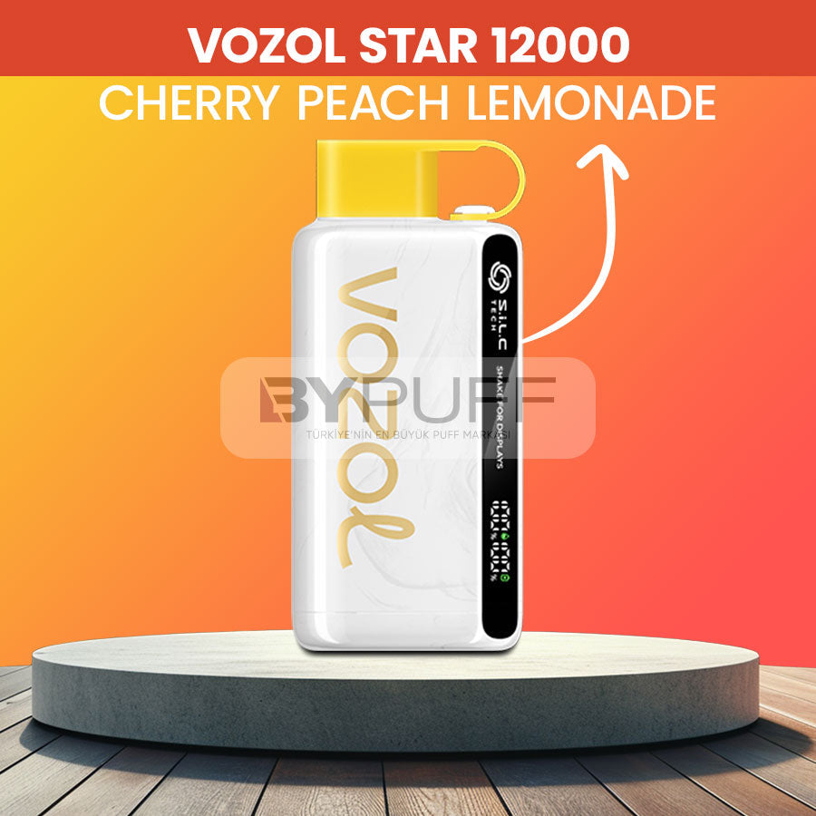 Vozol 12000 Cherry Peach Lemonade