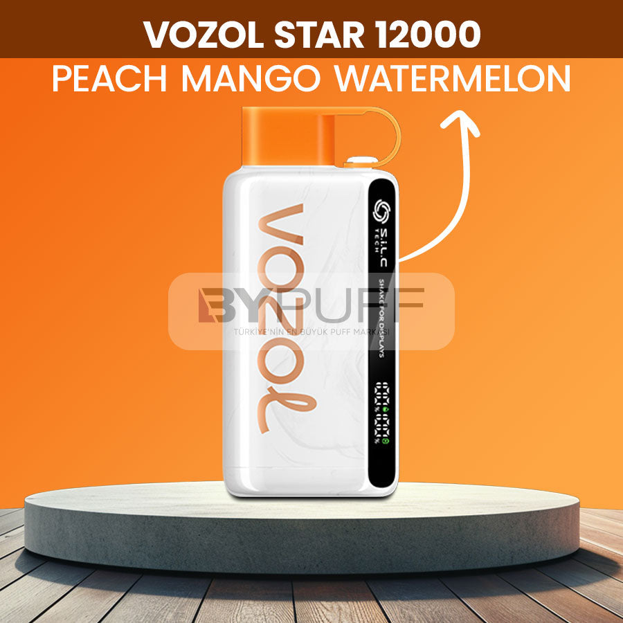 Vozol 12000 Peach Mango Watermelon