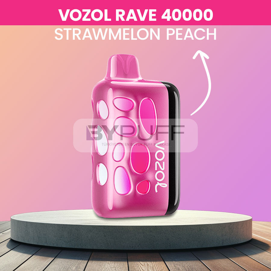 Vozol Rave 40000 Strawmelon Peach