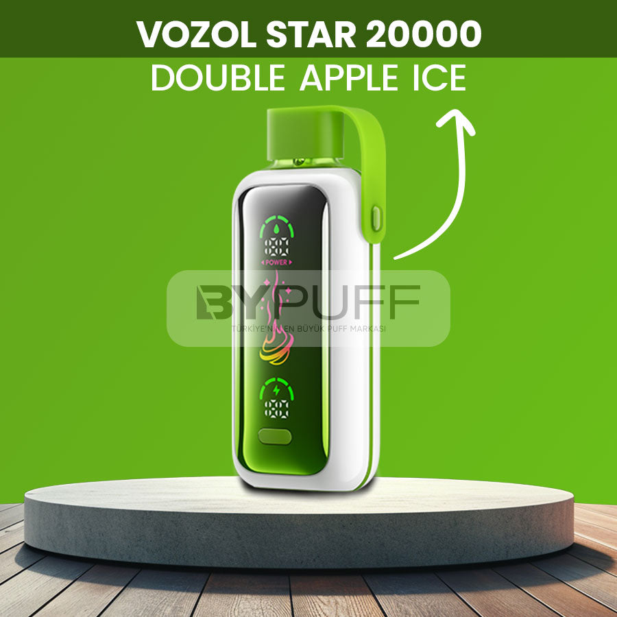 Vozol Star 20000 Double Apple Ice